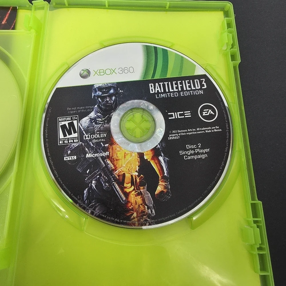 Electronic Arts Battlefield 3 Limited Edition Xbox 360 CIB 2-Disc Set